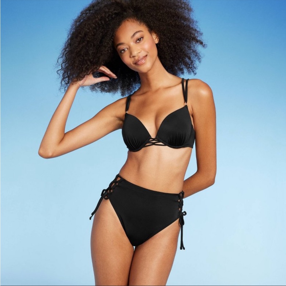 ✨TWO bikini bottoms - Aerie & Shade and Shore - high waist ✨